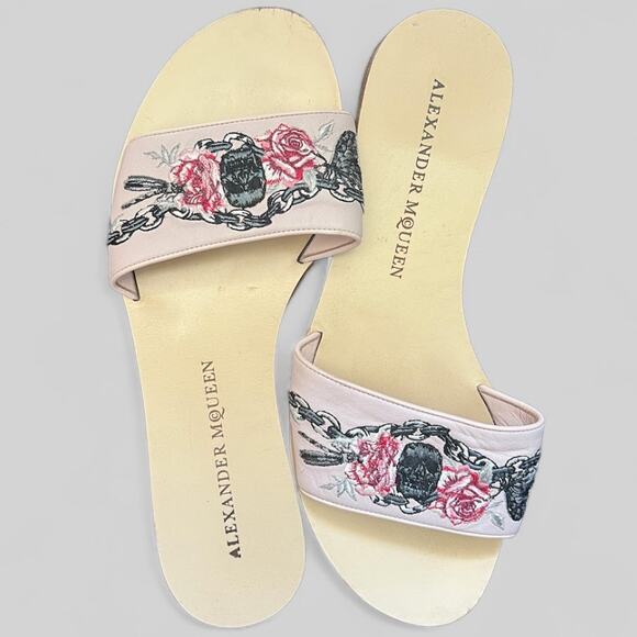 Alexander McQueen Floral Sandal | Size 9 - Picture 4 of 6